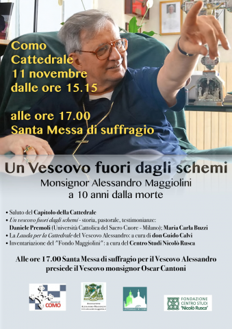 Incontro X Anniversario Morte Alessandro Maggiolini 11 Novembre Ore 15 15 Centro Studi Nicolo Rusca